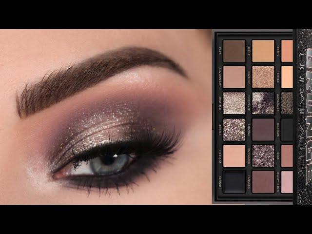 Smokey Halo Eyeshadow Tutorial | Huda Beauty Pretty Grunge Palette