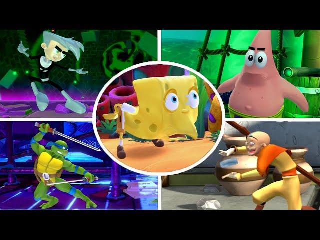 Nickelodeon All-Star Brawl - All Character Taunts