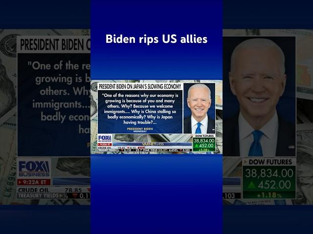 Biden calls Japan, India ‘xenophobic,’ says they ‘don’t want immigrants’ #shorts