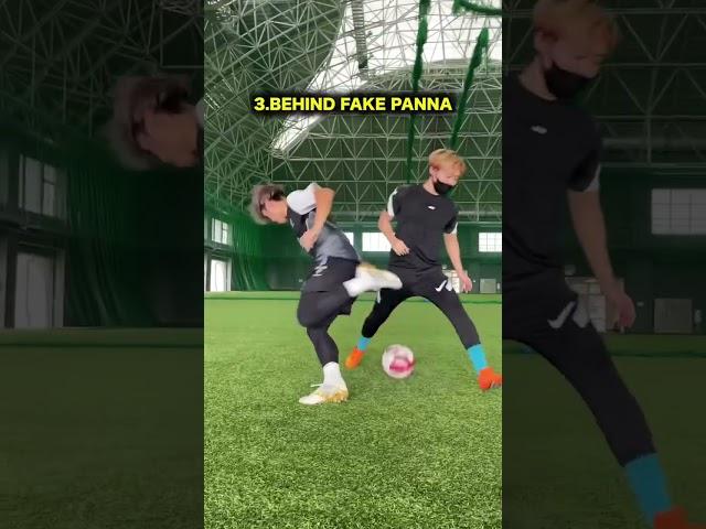 Which PANNA SKILL do you like best?? #football #soccer #shorts