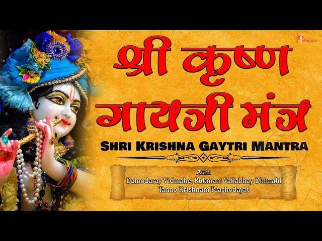 Shri Krishna Gayatri Mantra | शक्तिशाली कृष्ण गायत्री मंत्र | Om Damodaraya Vidmahe | By DharnaPahwa