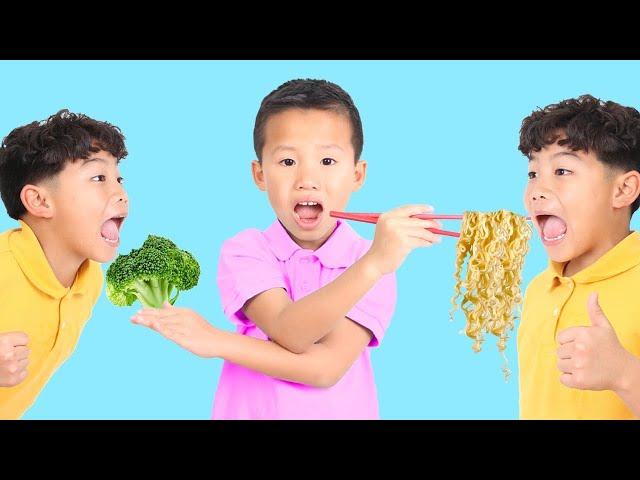 Kaden and Eric's Healthy Veggie Adventure