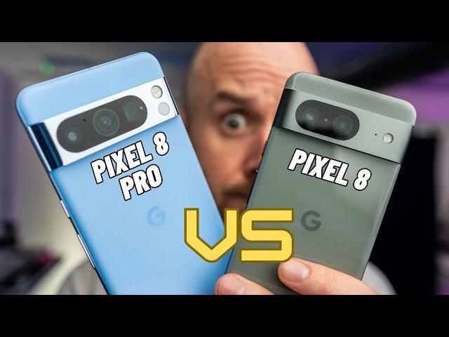 Google Pixel 8 vs Pixel 8 Pro - FULL COMPARISON!