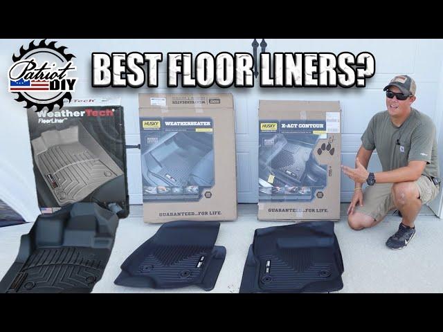 Best Floor Mats? Weathertech Floor Liners vs Husky Liners