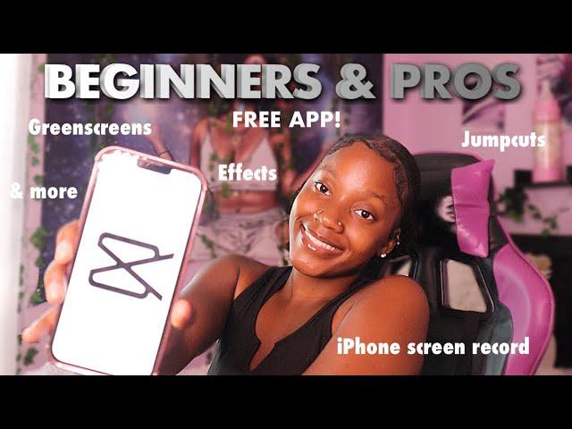 ANOTHER *EASY* HOW TO EDIT YOUTUBE VIDEOS LIKE A PRO ON IPHONE  USING CAPCUT || UPDATED