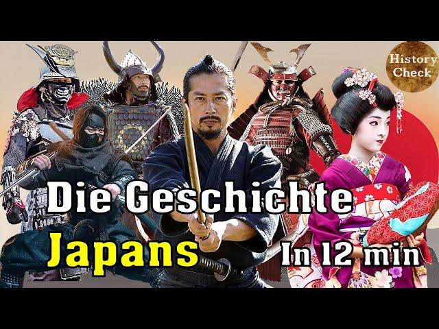 Die Geschichte Japans in 12 Minuten!