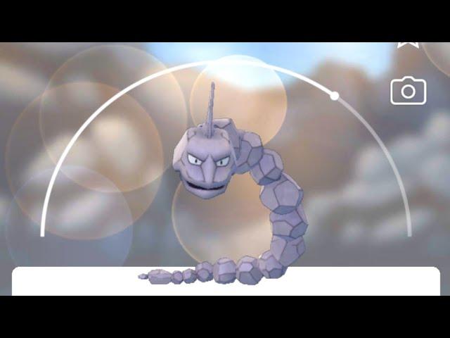 Catching Onix - Pokemon Go