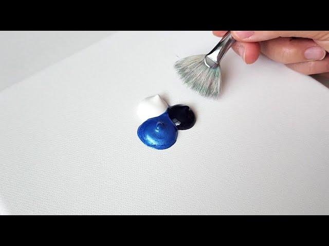 How to paint Snowball Easily / Acrylic Painting for Beginners