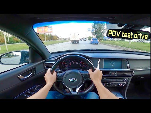 2017 Kia Optima GT (2.0 Turbo) POV Test Drive