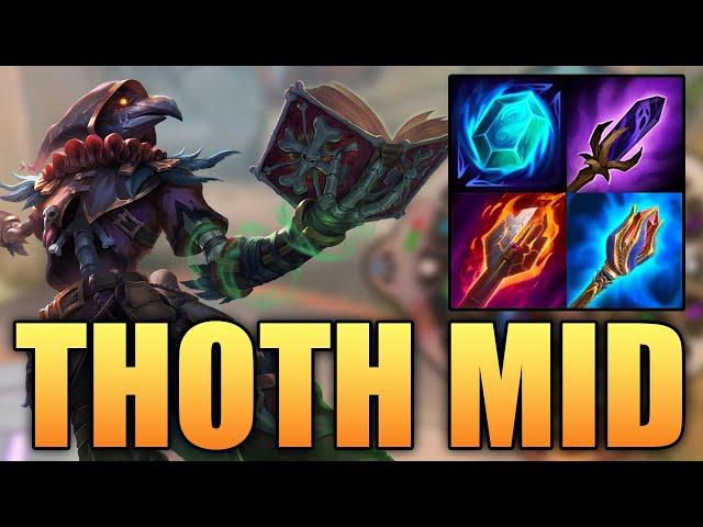 New Patch, Same One Shots | SMITE 11.8 Thoth Mid Gameplay