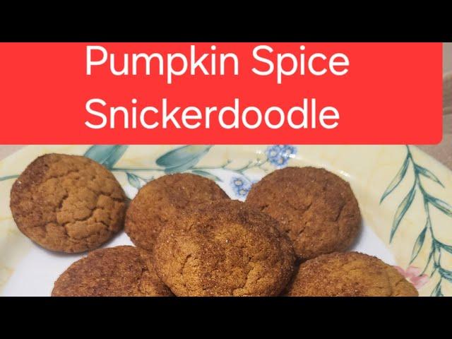 Baking Trader Joe's Pumpkin Spice Snickerdoodle Cookies