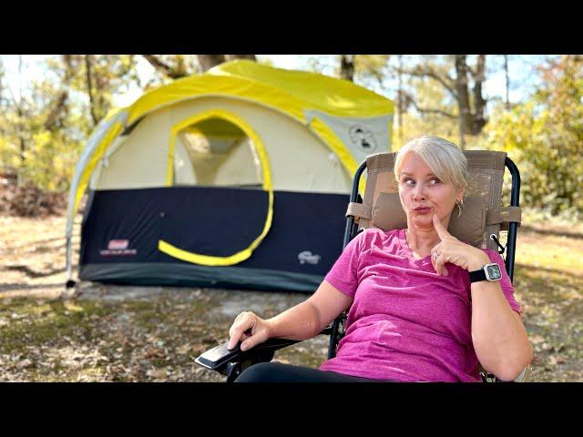 Me and Momma go camping….kinda