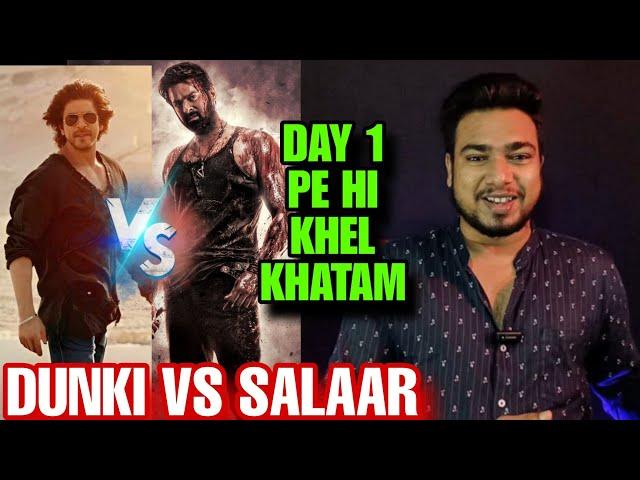 Dunki Vs Salaar Box Office Collection Day 1 | Shahrukh Khan Vs Prabhas | Salaar Hindi Collection