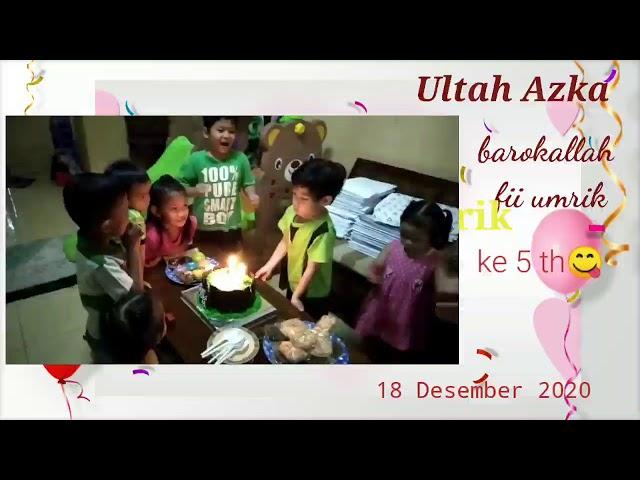 Hbd Azka..ke 5 th