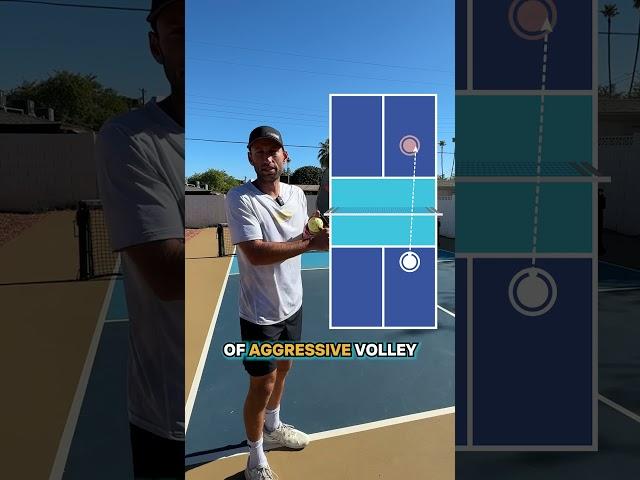Where should you hit your 3rd shot DRIVE in pickleball? [video 2/18]