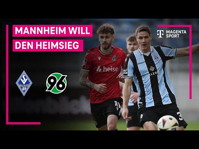 SV Waldhof Mannheim - Hannover 96 II, Highlights mit Live-Kommentar | 3. Liga | MAGENTA SPORT