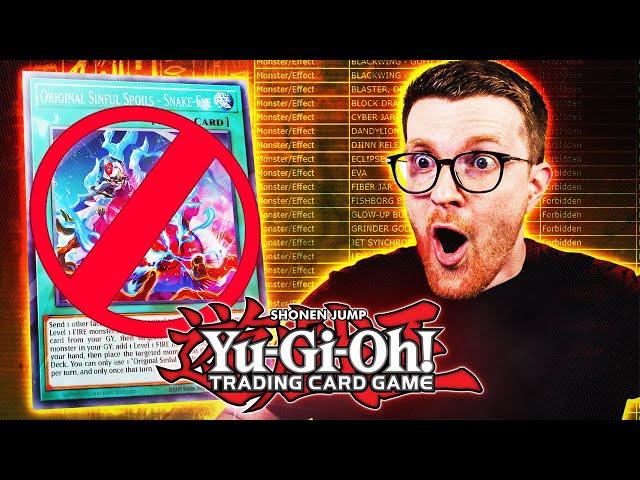 THIS CHANGES EVERYTHING!!! | Yu-Gi-Oh! Official December 2024 TCG Banlist! LIVE REACTION!