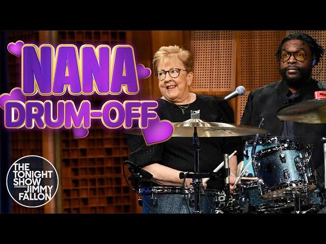 Questlove vs. Nana Dorothea Drum-Off | The Tonight Show Starring Jimmy Fallon