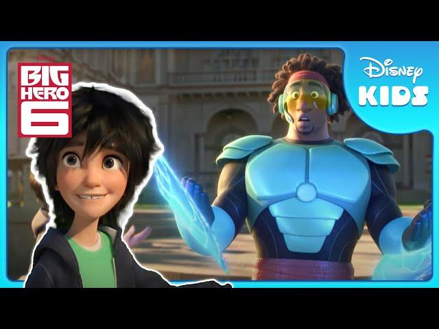  Baymax's Fun Mask Adventure! | Big Hero 6 | Disney Kids