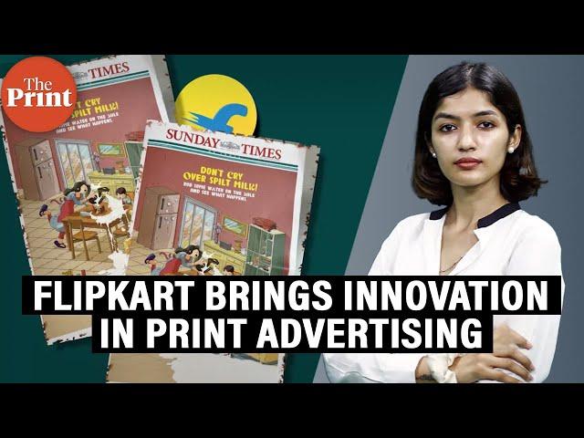 Flipkart’s new newspaper ad breaks mould of mundane print advertising, offers a ray of hope