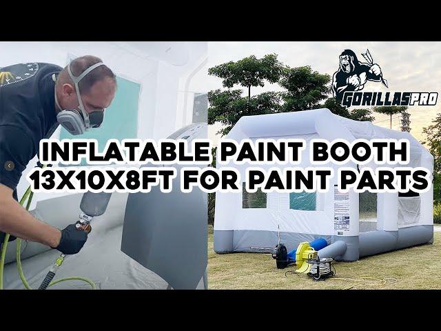 GORILLASPRO Inflatable Paint Booth 13x10x8Ft For Paint Parts