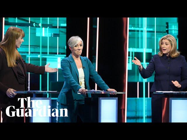 Laughter in studio as politicians clash in general election TV debate