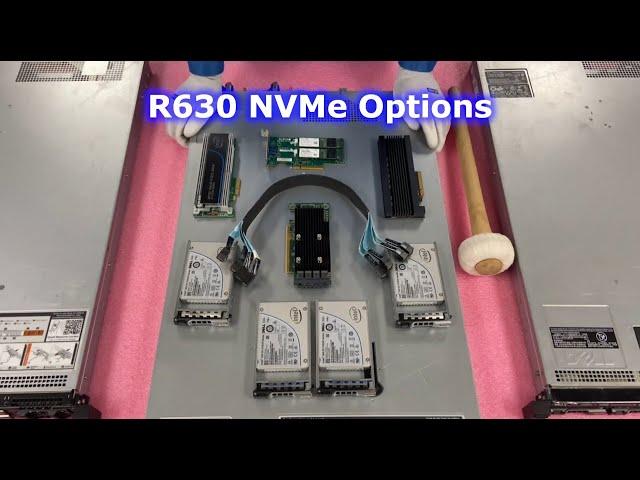 Dell PowerEdge R630 Server | NVMe SSDs Overview | Install Tips | How to Configure | M.2 | U.2 | PCIe