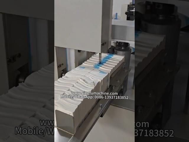 Automatic serviette paper making machine  with embossing and two colors printing functions