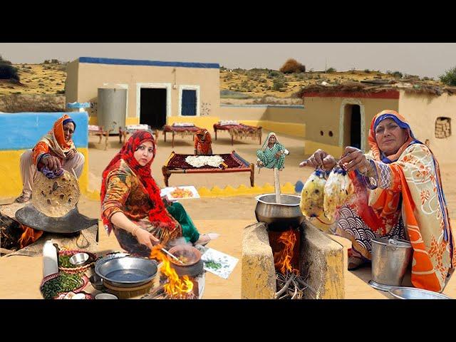 Desert Women Morning Routine in Autumn | Cooking Unique & Delicious food | Village Life Pakistan