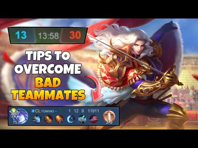 DO These Things To Carry BAD Teammates Using JUNGLE in Solo Rank!! | Comeback Tips & Tricks - MLBB