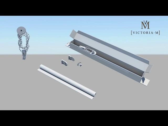 Standard Rollos für Fenster und Türen von VICTORIA M - Montage