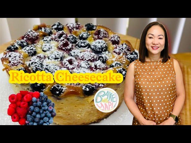 “SIMPLE AND EASY “ RICOTTA CHEESE CAKE RECIPE @BAKEWITHYAPI