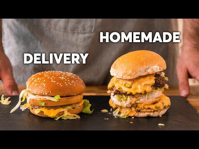 Delivery vs Homemade McDonald's Big Mac