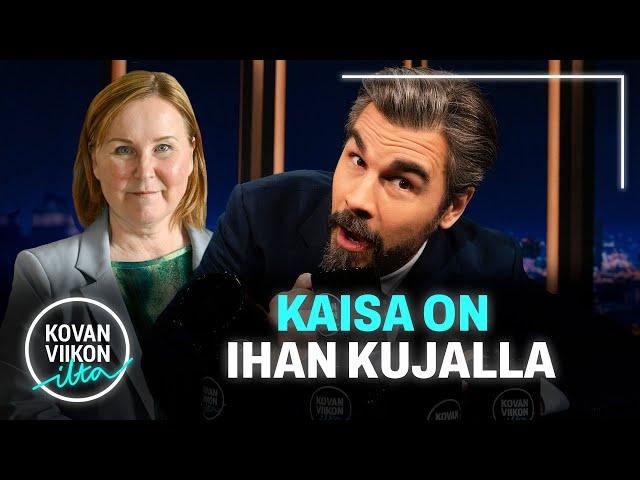 Kaisa juusoilee menemään - "Kuinka pihalla ministeri saa olla?"