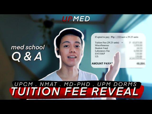 Med School Q&A: UPCM, Tuition Fee, MD-PhD, Pre-med, NMAT, UPM Dorms |Med Student Vlog |Med Talk EP 1