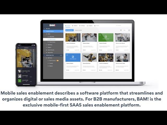 BAM! Mobile Sales Tool - Your Android or iPad Sales Enablement App