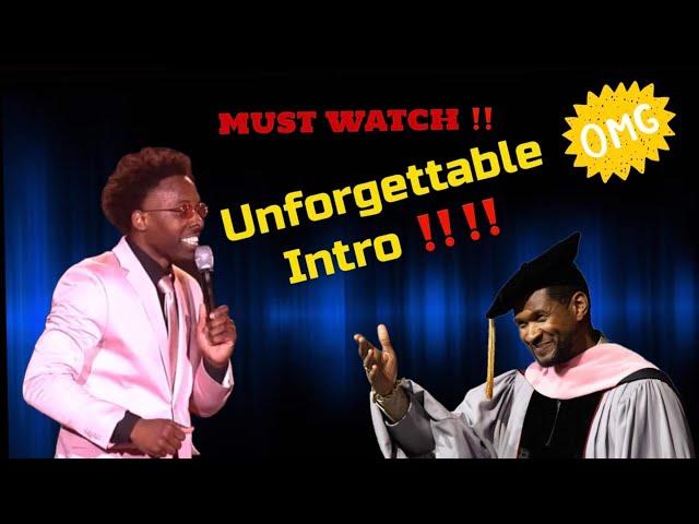 Usher Honorary Doctorate intro | Zyck The Freak