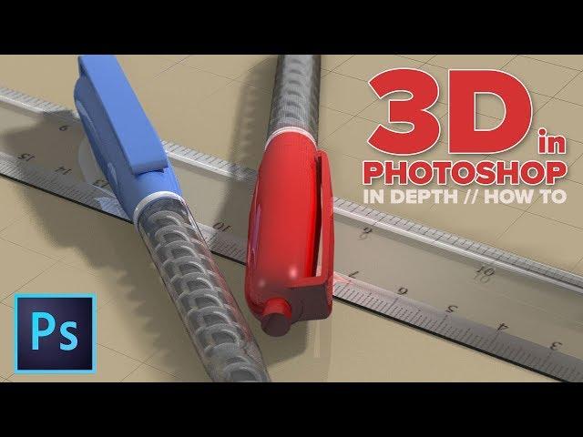 How to use 3D in Photoshop. ULTIMATE in depth tutorial