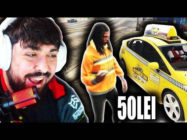 50LEI TAXIMETRISTUL DA TEPE?! - FIVEM FUNNY MOMENTS