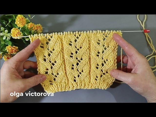 1170 АЖУРНЫЕ ДОРОЖКИ СПИЦАМИ Вязание Узоры спицами Knitting patterns