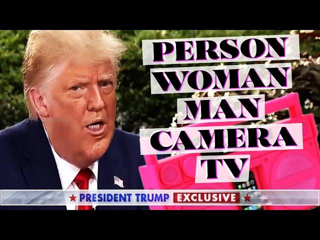 Trump vs. Test - Person. Woman. Man. Camera. TV. Songified.