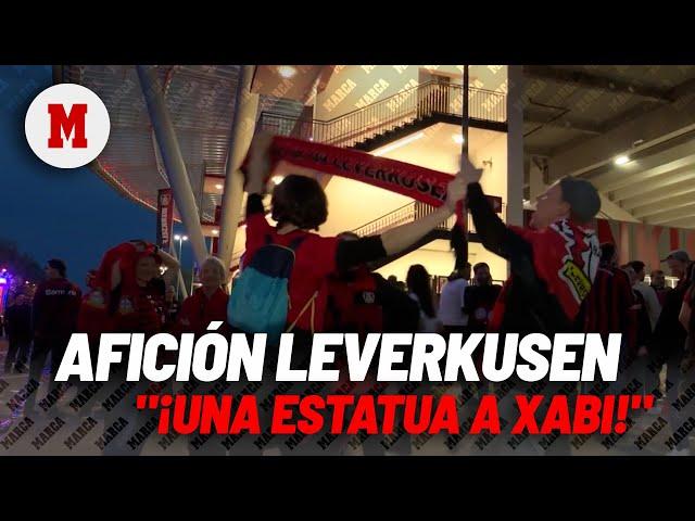 La afición del Leverkusen se rinde a Xabi Alonso: "Hay que hacerle una estatua en el estadio"I MARCA