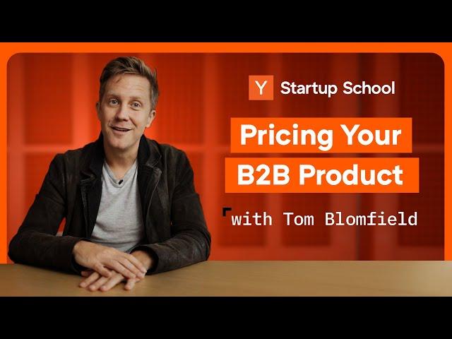 How To Price For B2B | Startup School