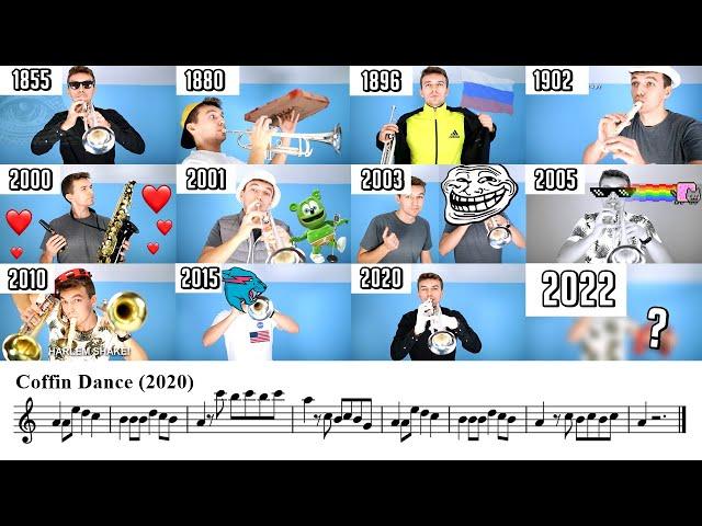 Evolution of Meme Songs (1500-2022) BUT.. It's with Sheet Music / Notes!