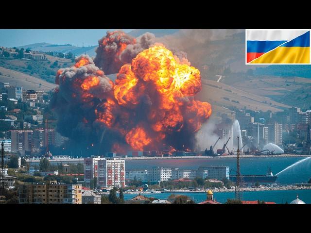 2 MINUTES AGO! TENS OF THOUSANDS of North Korean Shells INCINERATED in Port by Ukraine F-117