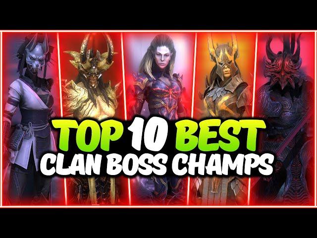 The BEST Clan Boss Champions From Each Rarity In Raid Shadow Legends