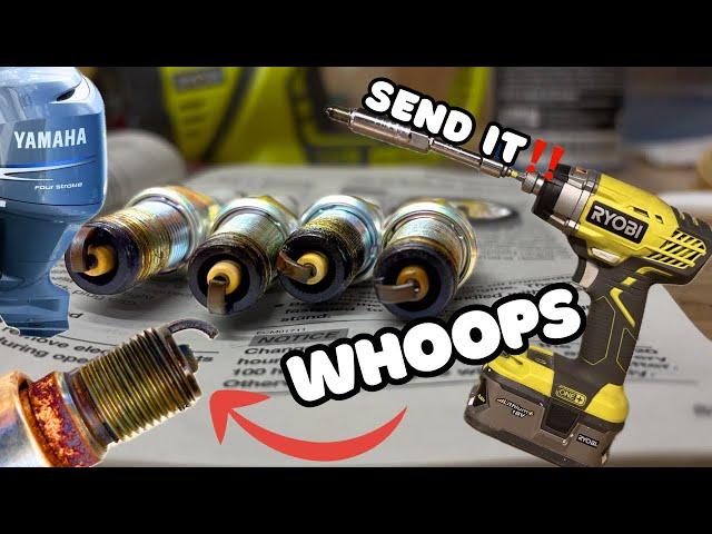 Why is my outboard motor bogging down? | Yamaha F150 Outboard Spark Plug Change (Step-by-Step Guide)