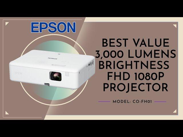 EPSON CO-FH01 1080P PROJECTOR REVIEW WITH ALR SCREEN AND CO-FH02 COMPARISON