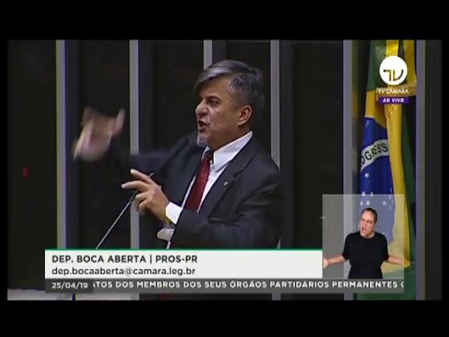 Dep. Boca Aberta (PROS-PR) critica o governador do PR e cobra o presidente Bolsonaro