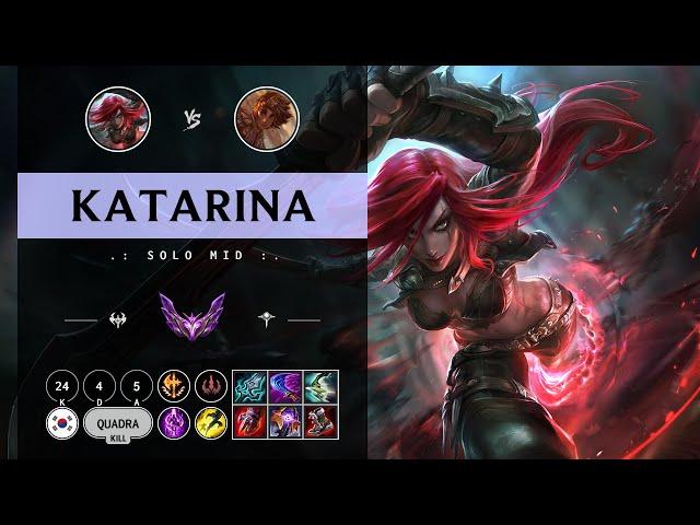 Katarina Mid vs Taliyah - KR Master Patch 14.10